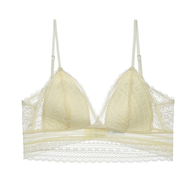 Lune London | Backless Lace Triangle Bra