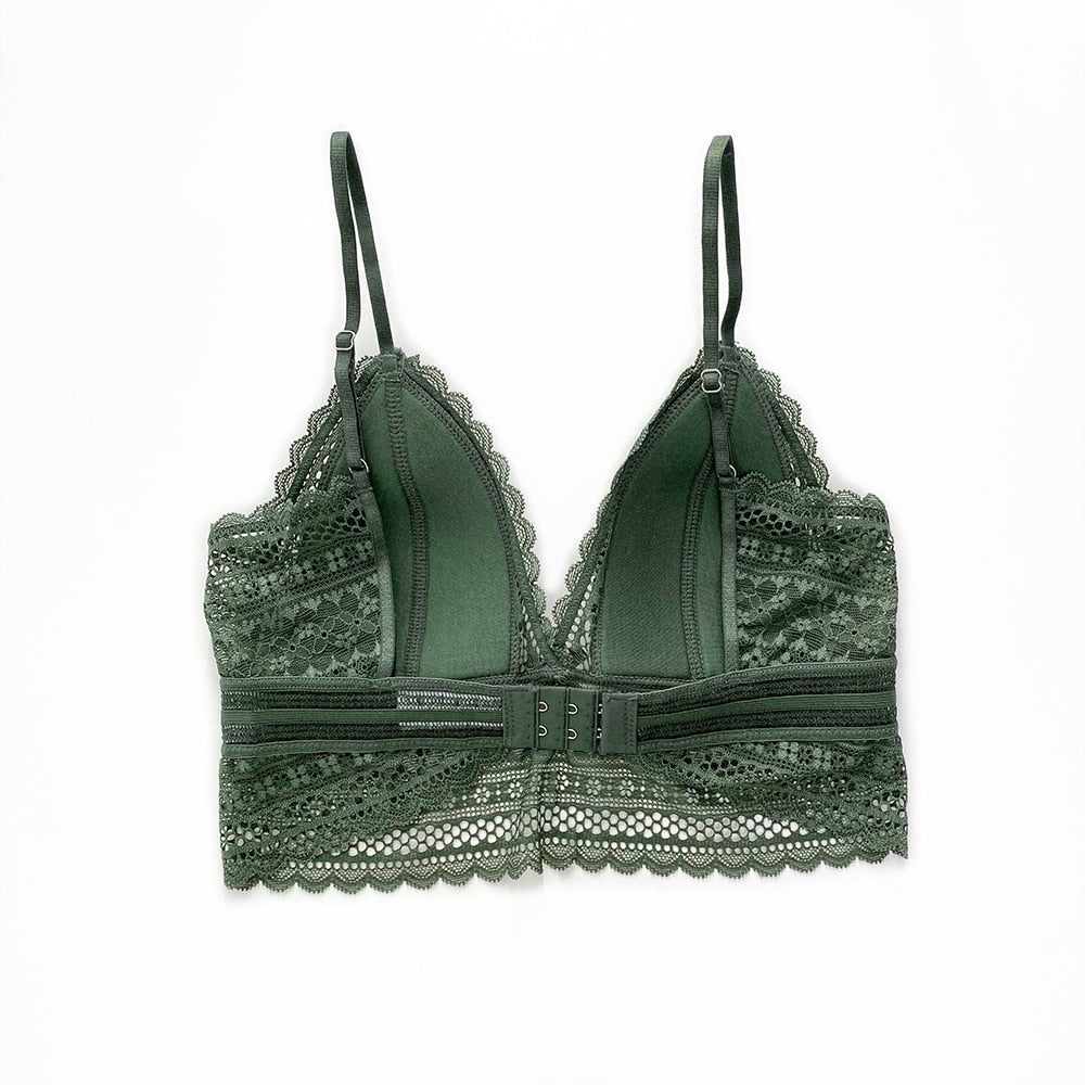 Lune London | Backless Lace Triangle Bra