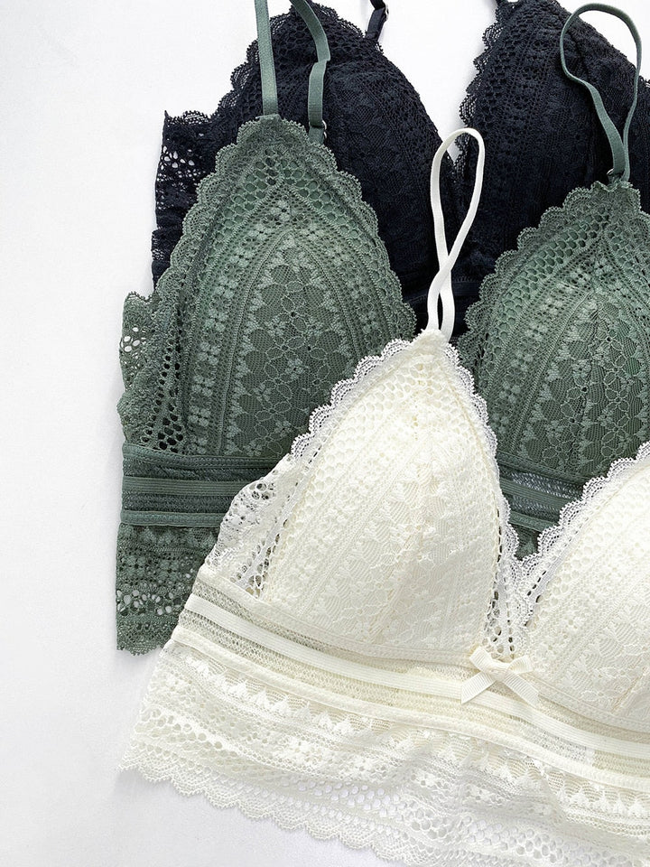 Lune London | Backless Lace Triangle Bra
