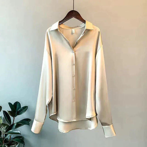 Amarae - Satin Shirt Women