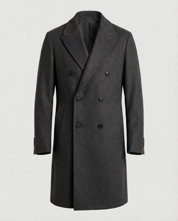 Warm Classic Wool Coat Men
