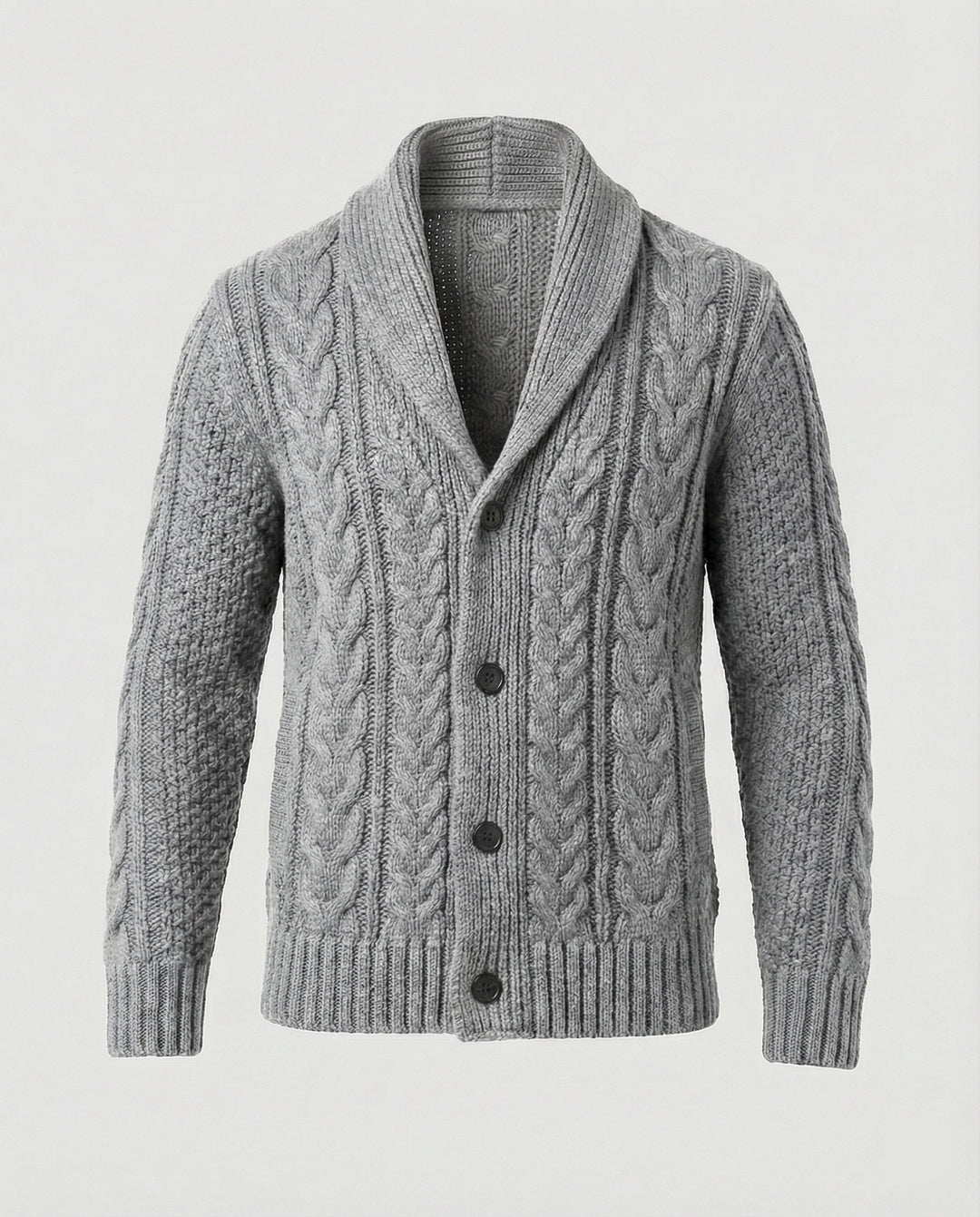 Warm Cable Knit Cardigan