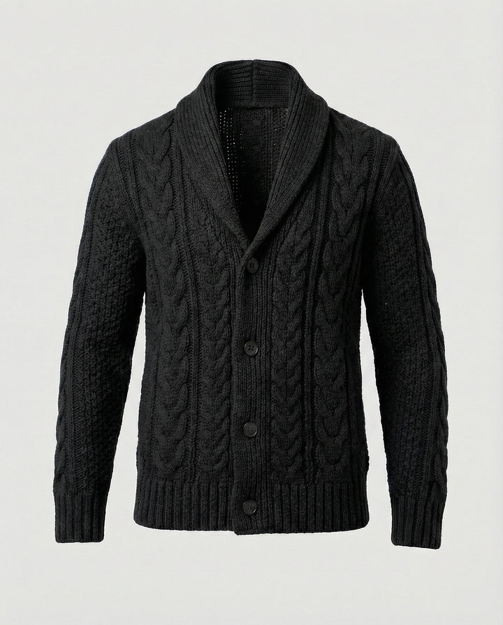 Warm Cable Knit Cardigan