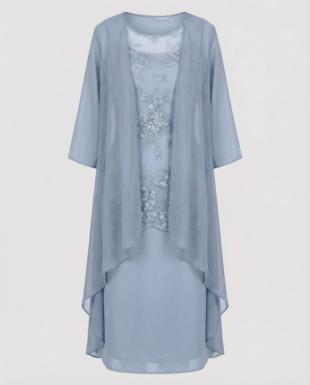 Lune London | Two-Piece Chiffon Dress Elegant Set