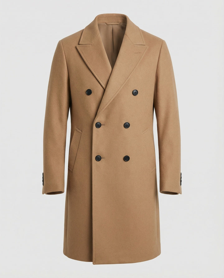Warm Classic Wool Coat Men