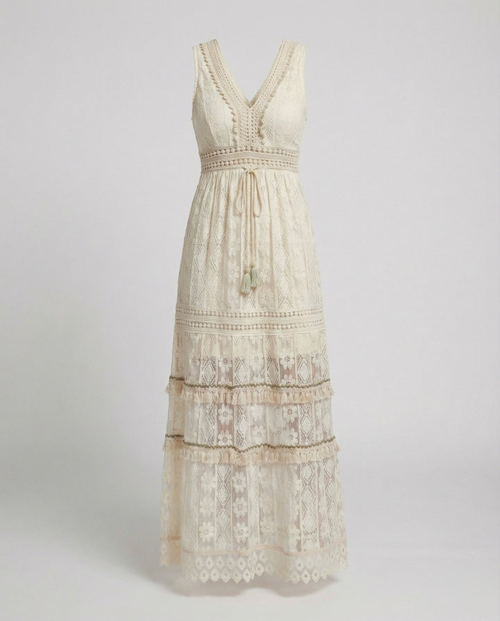 Lune London | Graceful Boho Lace Dress for Summer