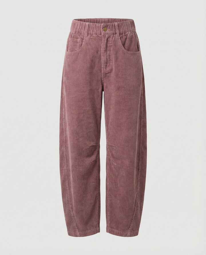Ladies Cord Pants Ladies Wide High Waist