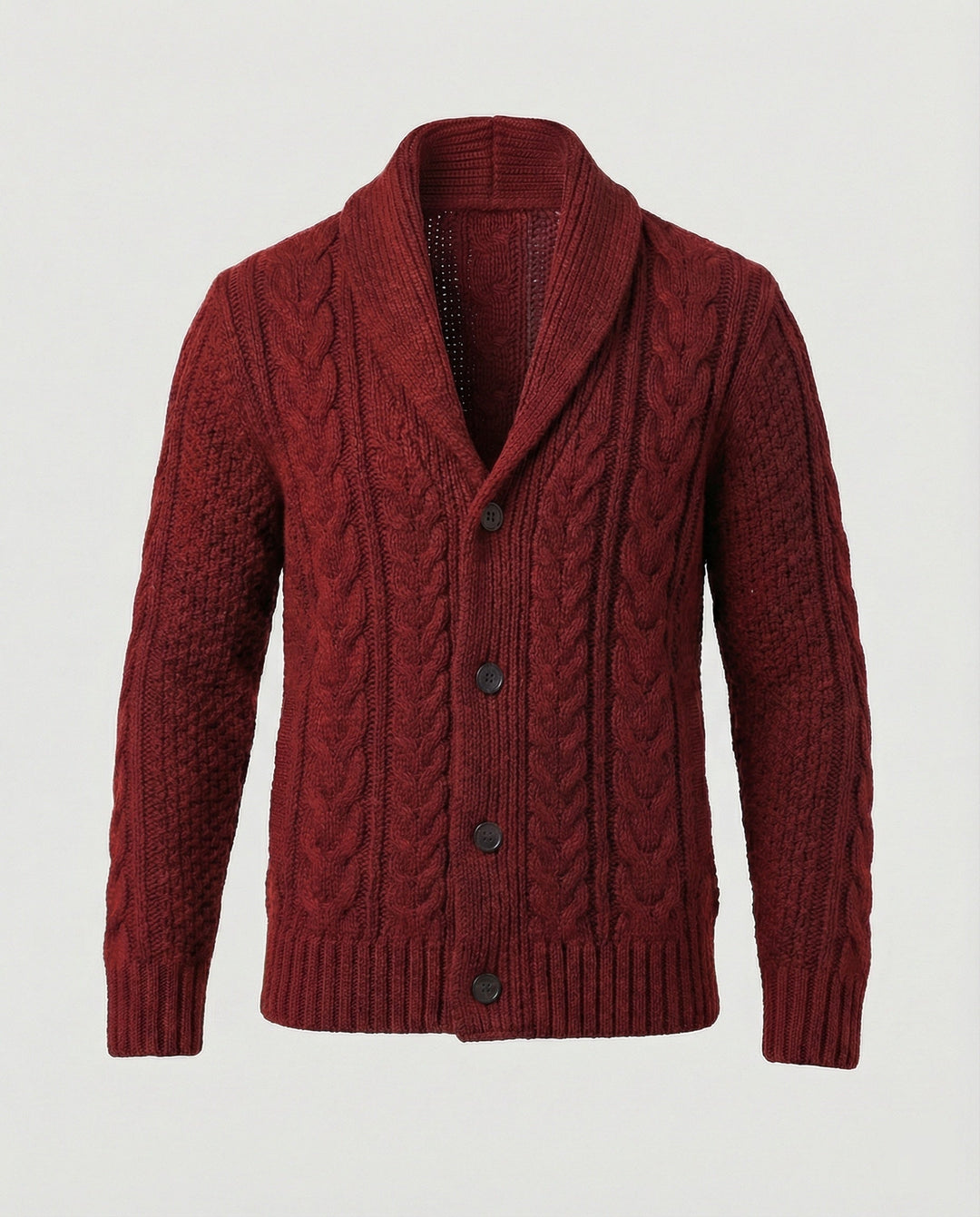 Warm Cable Knit Cardigan