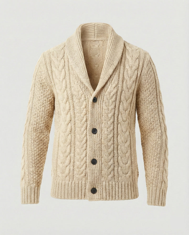 Warm Cable Knit Cardigan