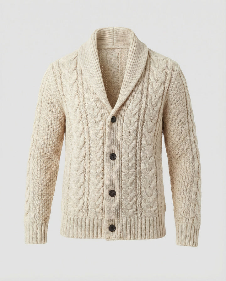 Warm Cable Knit Cardigan