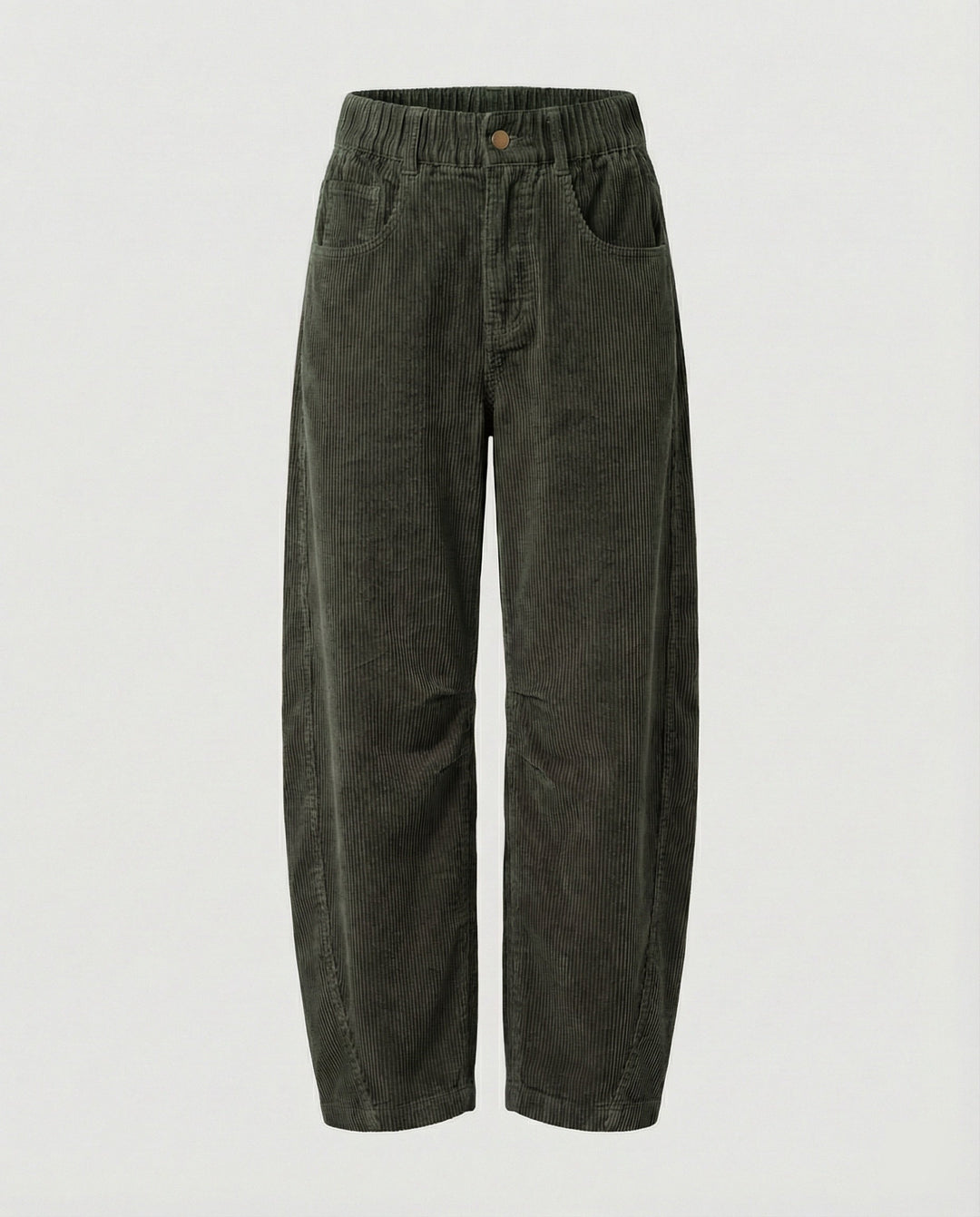 Ladies Cord Pants Ladies Wide High Waist