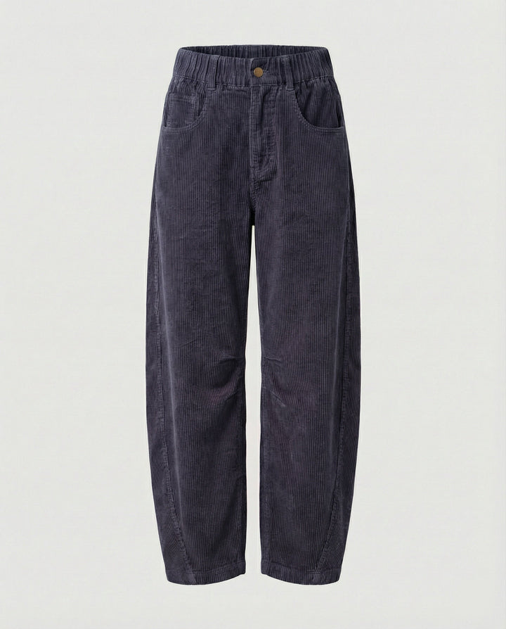 Ladies Cord Pants Ladies Wide High Waist
