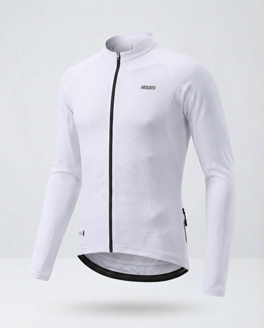 Long Sleeve Cycling Jersey with Back Pockets Men