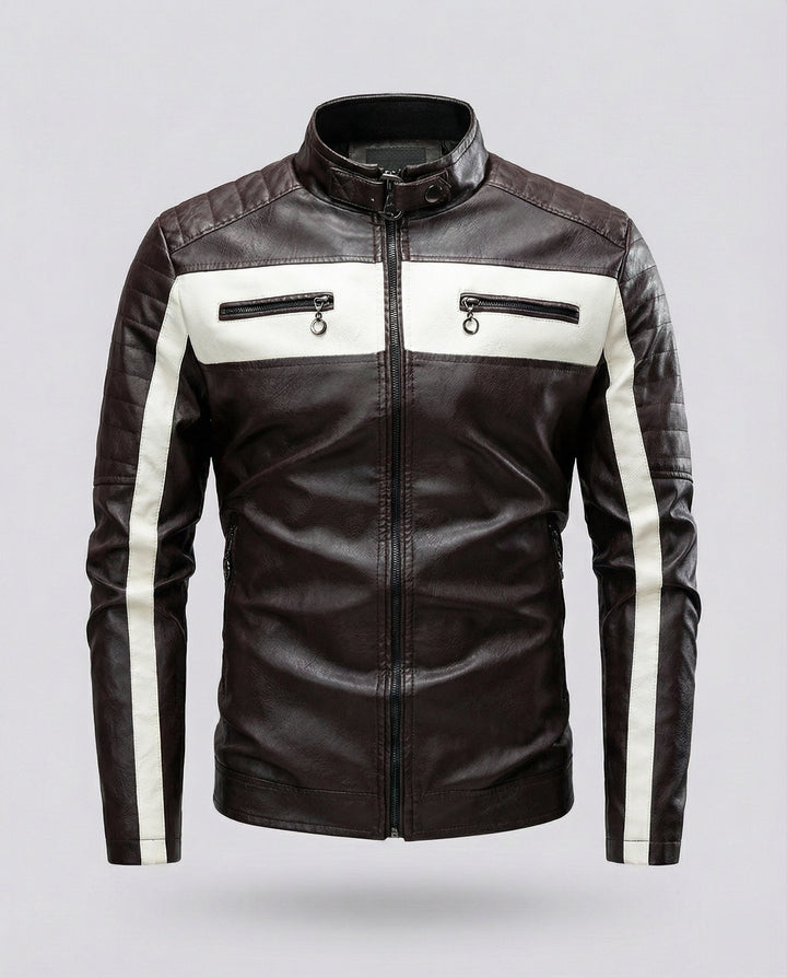 Men's Biker Jacket Motorsport Style