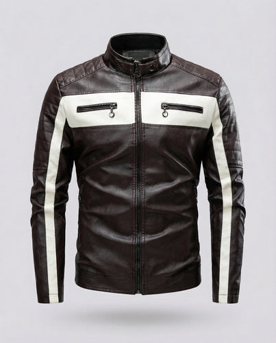 Men's Biker Jacket Motorsport Style