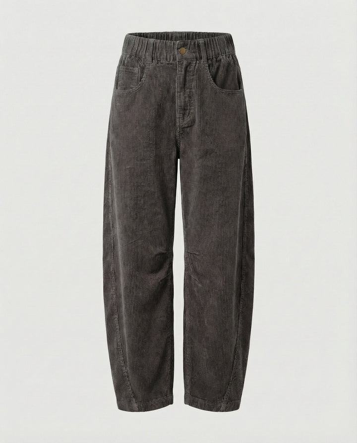 Ladies Cord Pants Ladies Wide High Waist