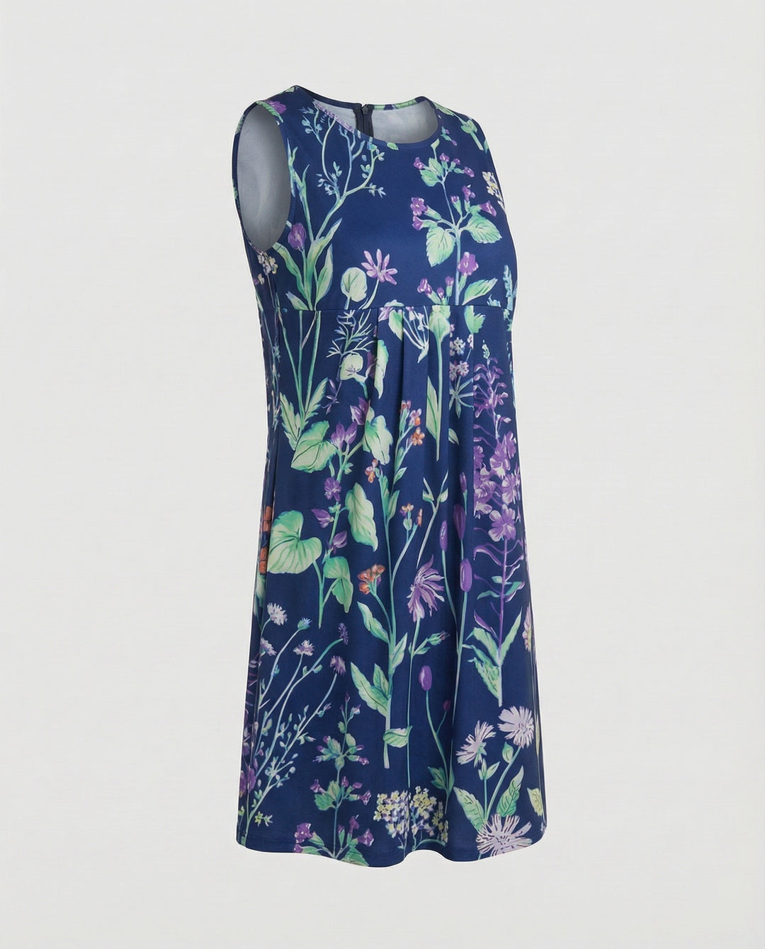 Women’s Sleeveless Casual Dress with Artistic Print & Lightweight Fabric | Lune London