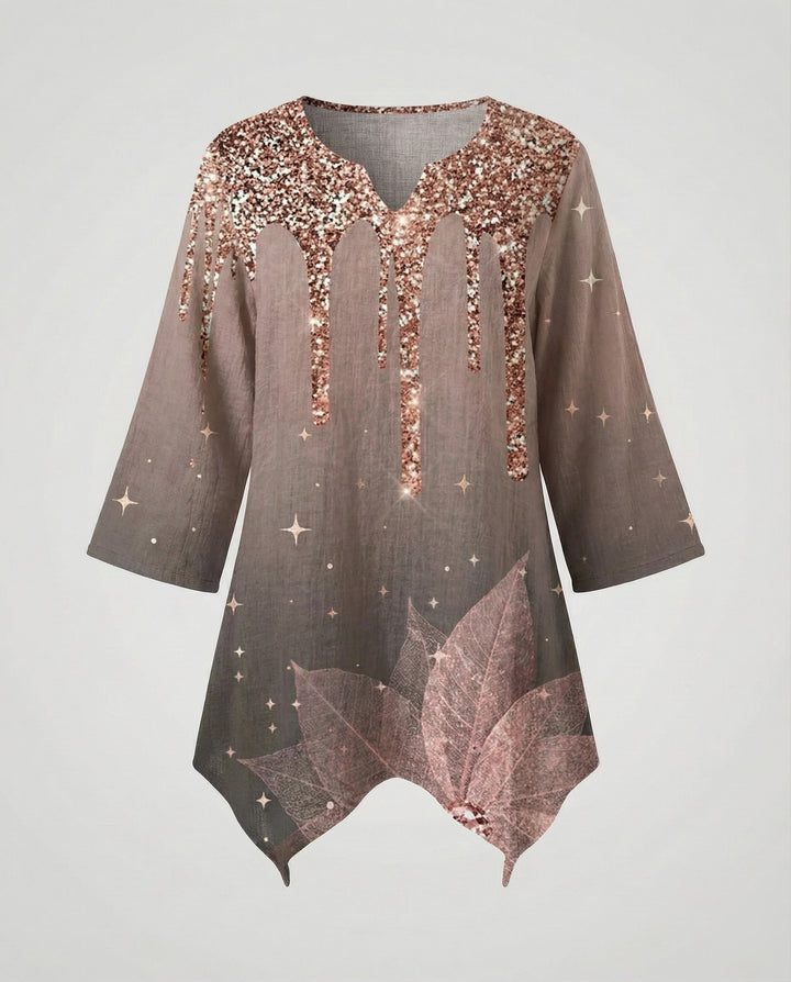 Lune London | Vintage Top with V-Neck