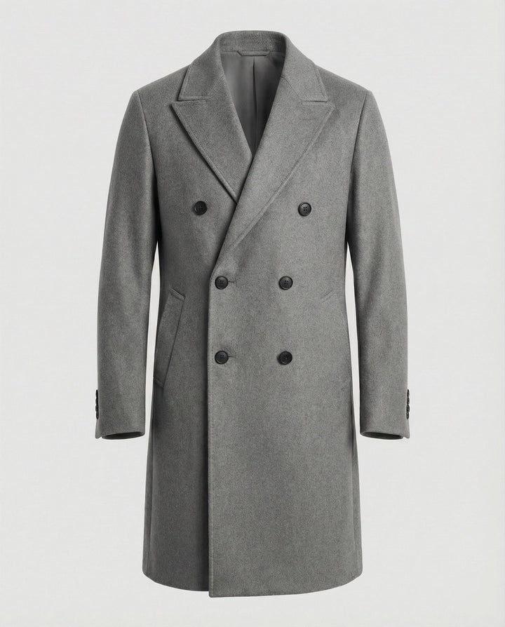 Warm Classic Wool Coat Men