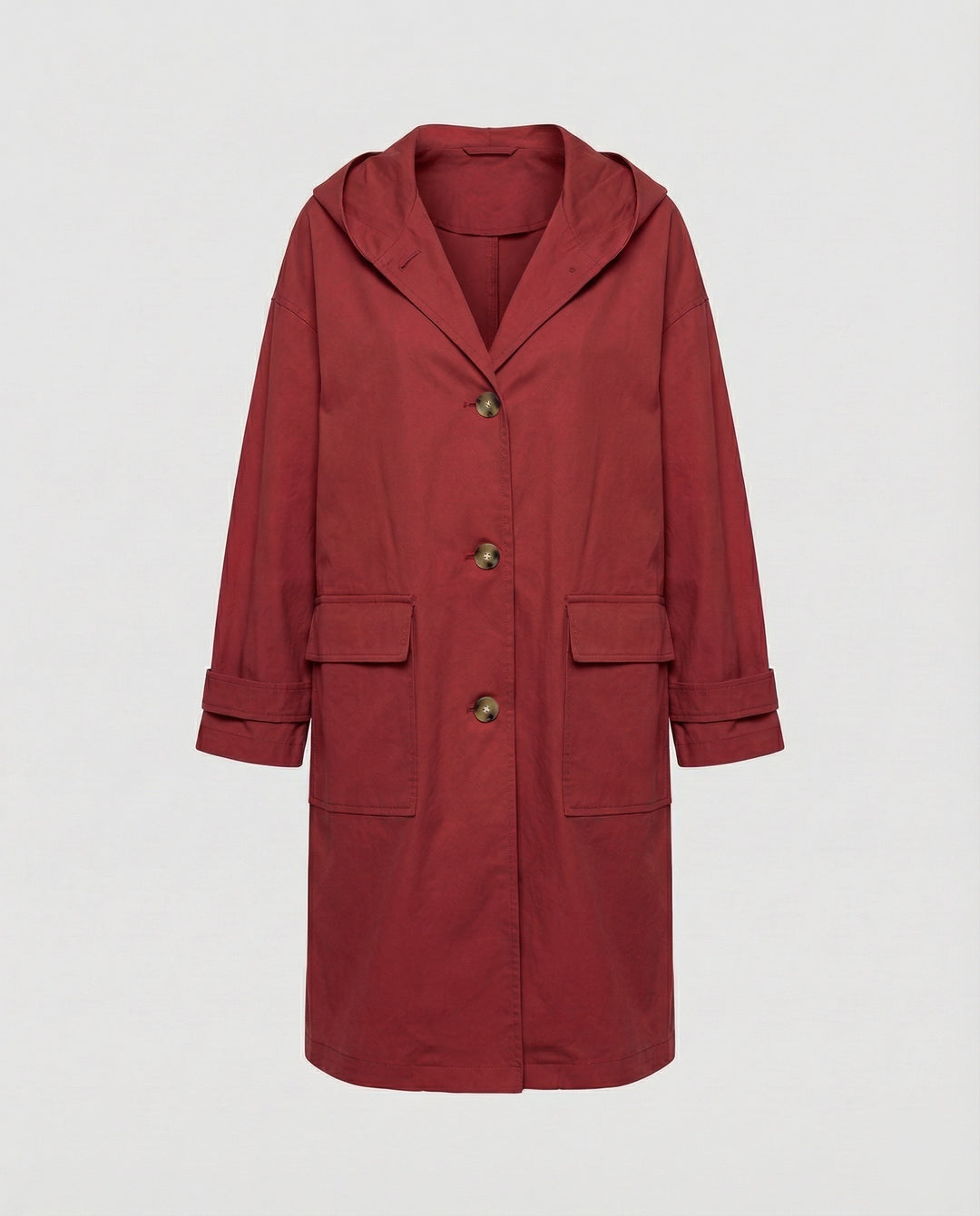 Women’s Long Waterproof Trench Coat with Windproof Protection | Lune London