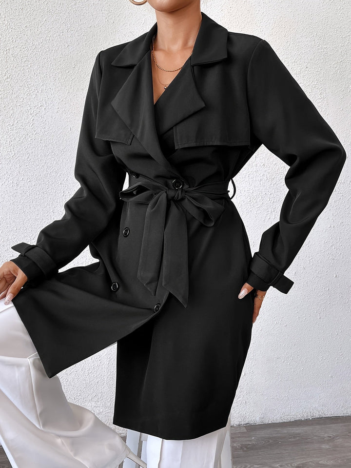 Lune London | Reversible long jacket with tie belt