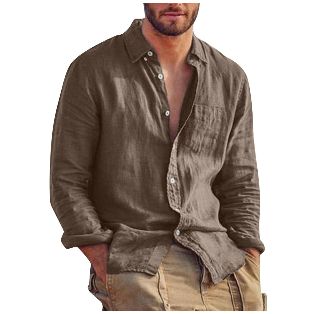 Amarae | Linen T-Shirt V-Neck Men