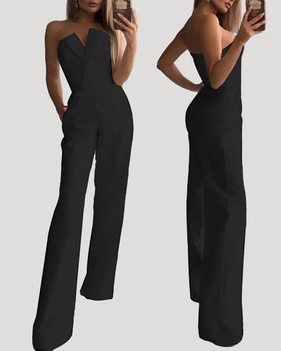 Amarae | Sleeveless Jumpsuit with V-Neck