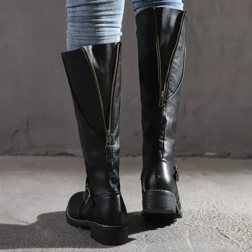 Amarae | Elegant Leather Boots – Trendy Women's Boots for Every Occasion