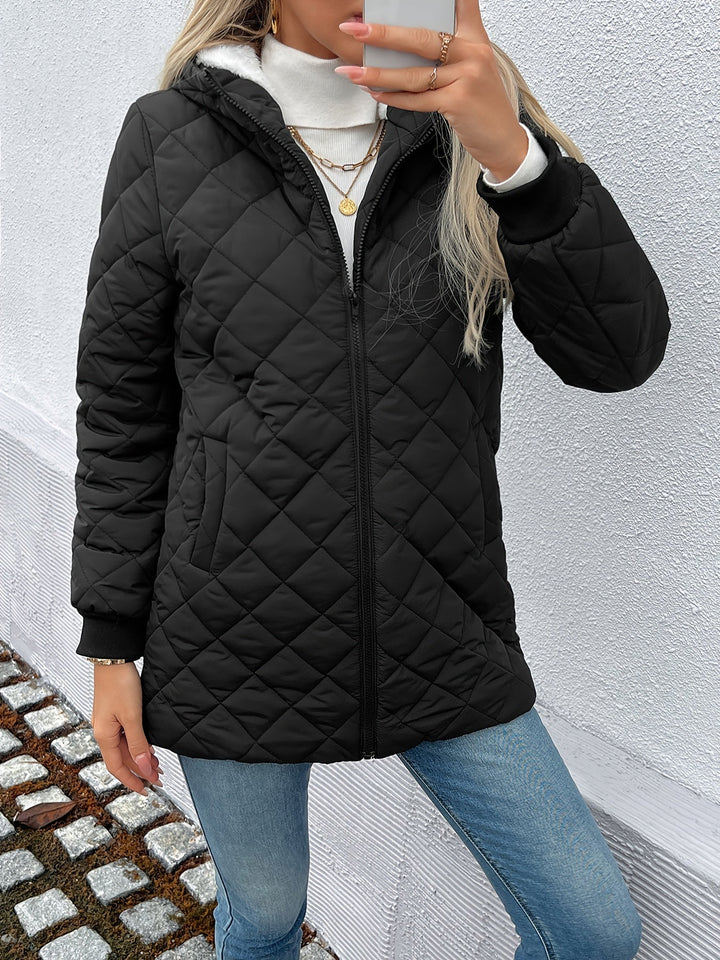 Amarae | Padded Puffy Jacket with Zipper