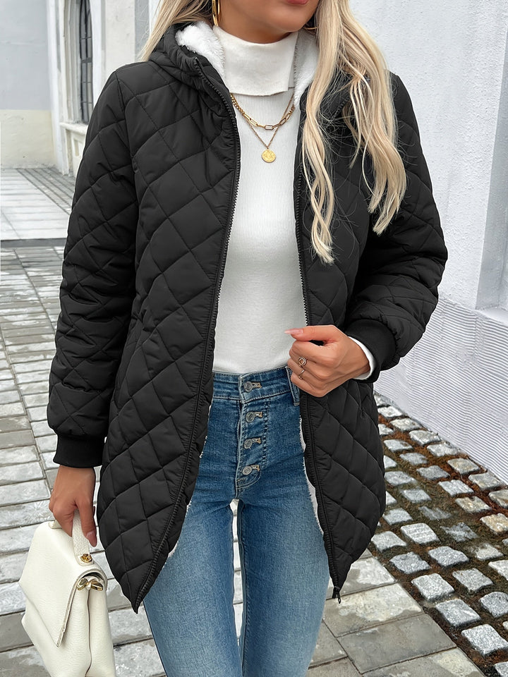 Amarae | Padded Puffy Jacket with Zipper