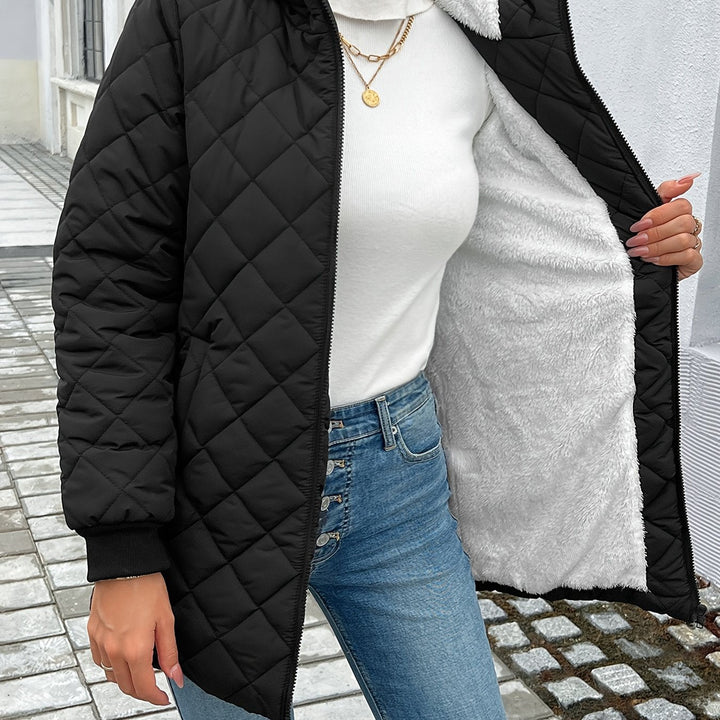 Amarae | Padded Puffy Jacket with Zipper