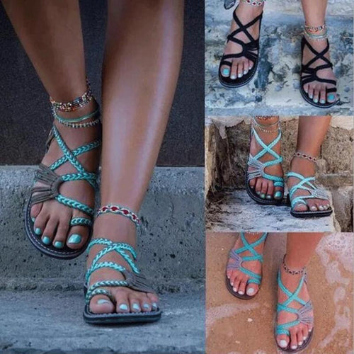 Amarae | Sail Knot Foot Flat Sandals