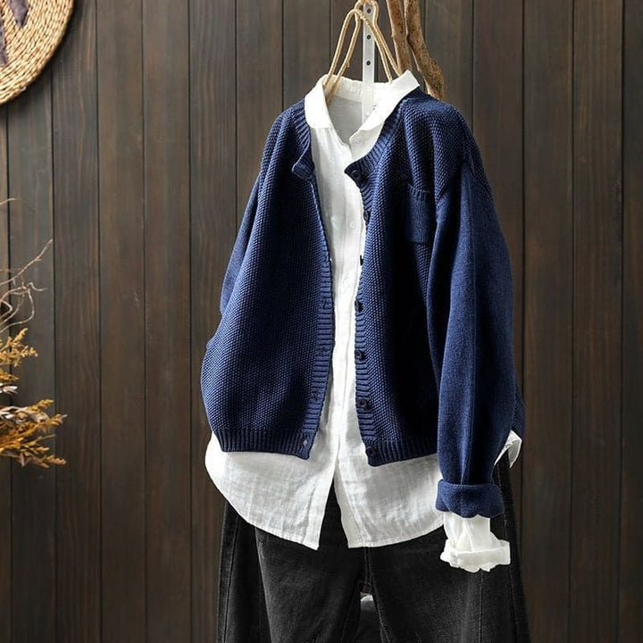 Amarae | Cardigan - Knit - Button Closure - Oversized Fit - Soft and Comfortable