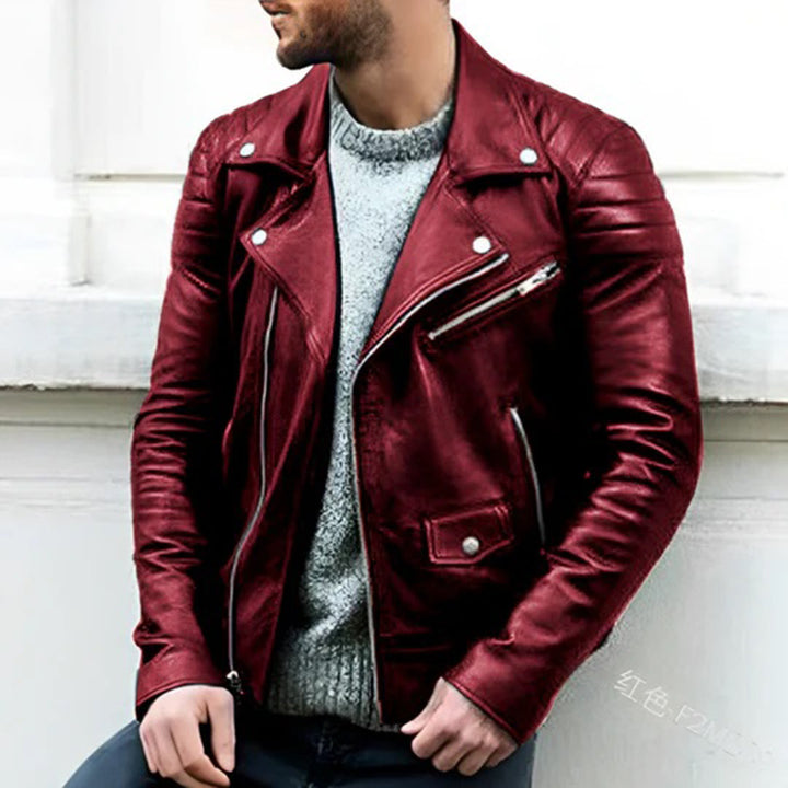 Amarae | Ryder Leather Biker Jacket