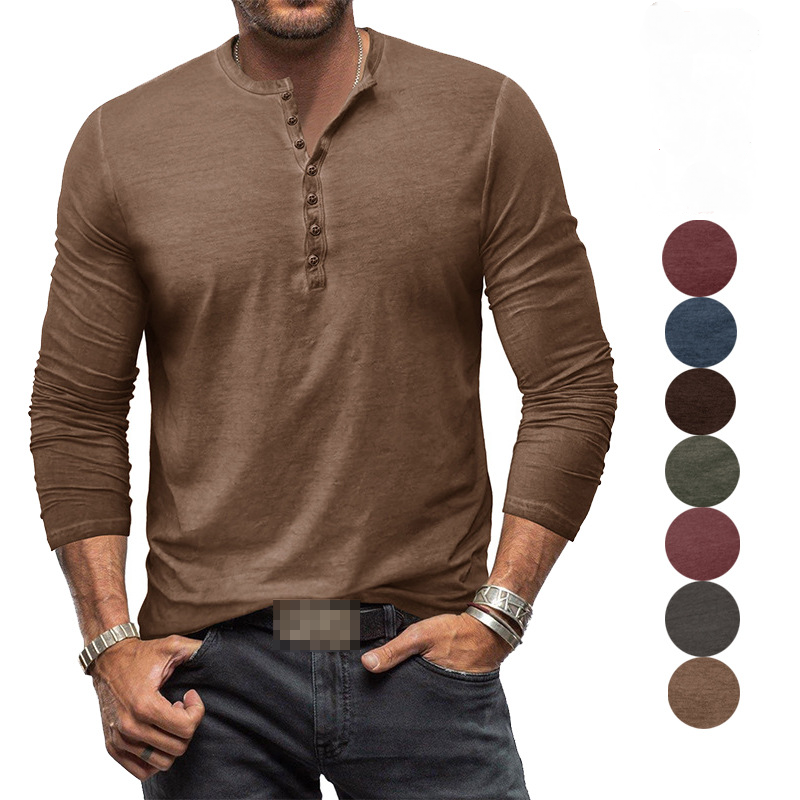 Lune London | Henley Shirt for Men with Long Sleeves