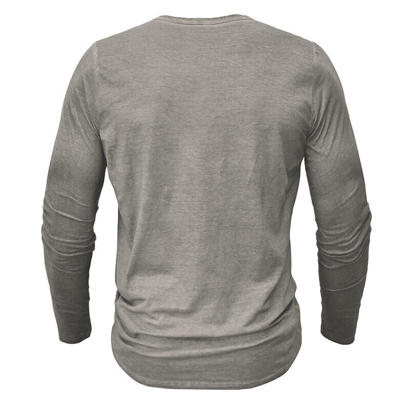 Lune London | Henley Shirt for Men with Long Sleeves