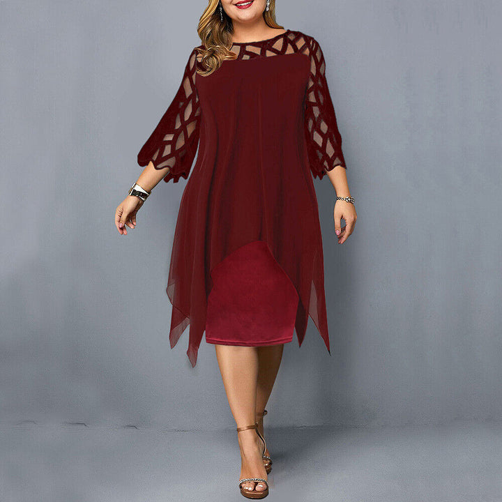 Lune London | Elegant Plus Size Midi Dress for Women