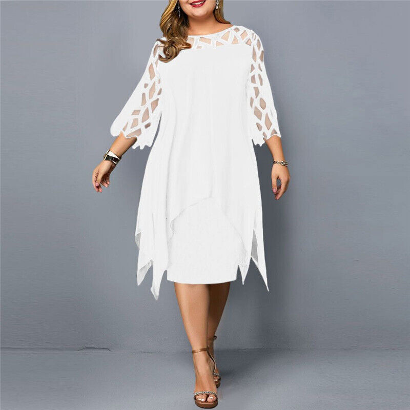 Lune London | Elegant Plus Size Midi Dress for Women