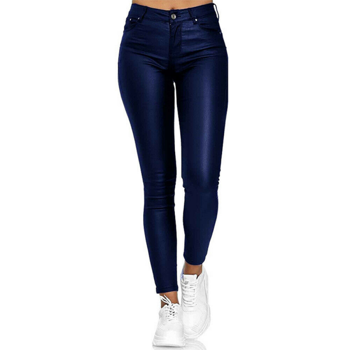 WOLF Long leather pants