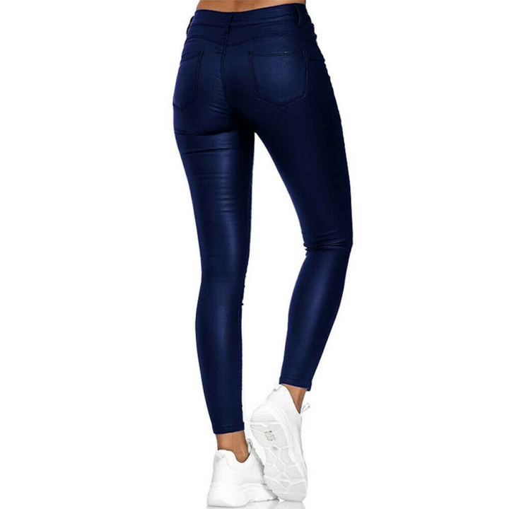 WOLF Long leather pants