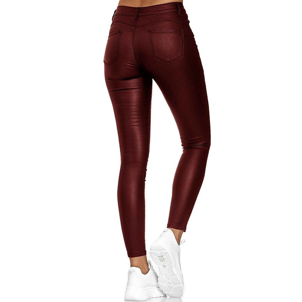 WOLF Long leather pants