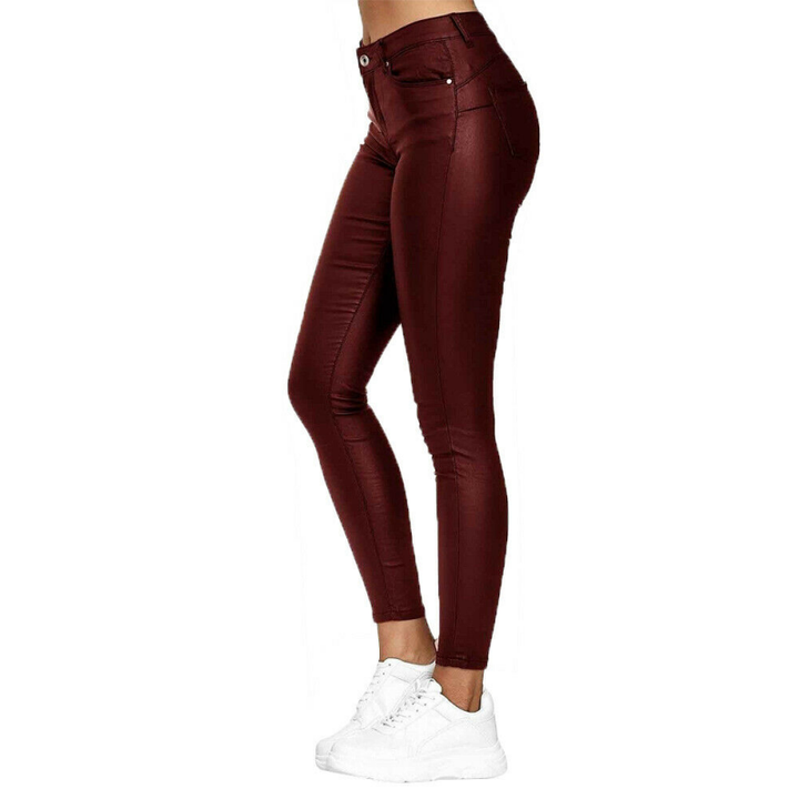 WOLF Long leather pants
