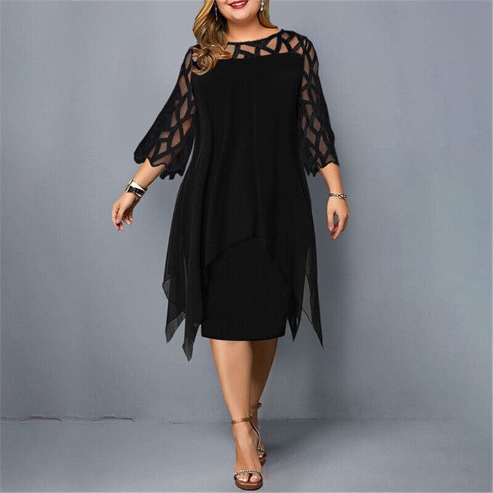 Lune London | Elegant Plus Size Midi Dress for Women
