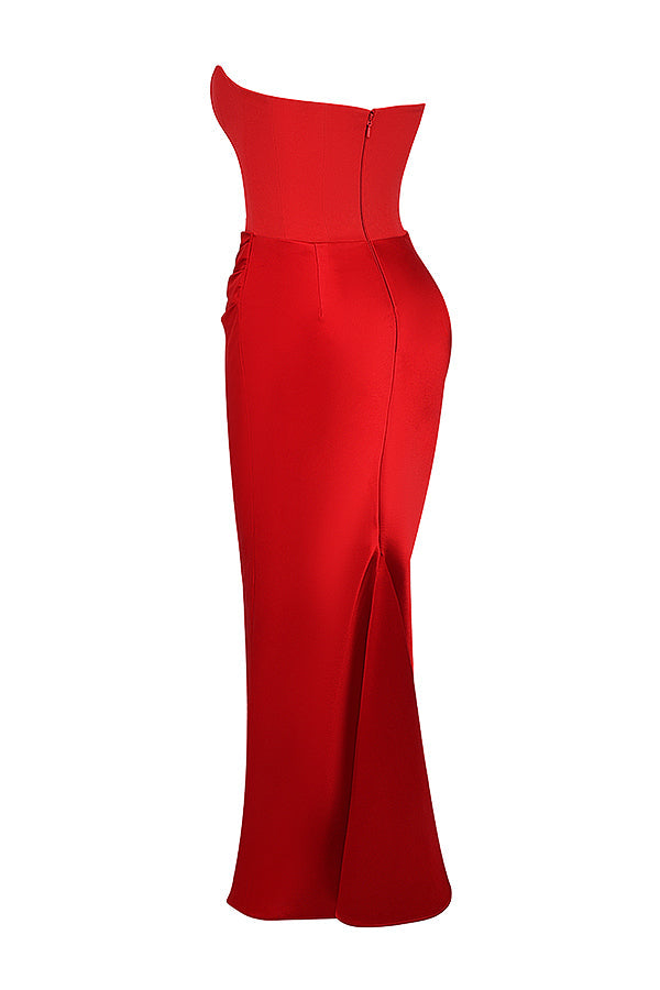Lune London | Elegant Strapless Corset Dress