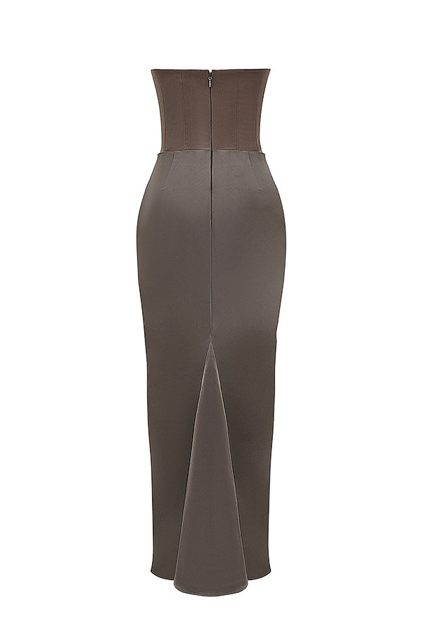 Lune London | Elegant Strapless Corset Dress
