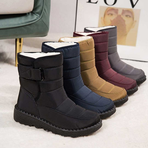 Waterproof, non-slip and warm snow boots for women