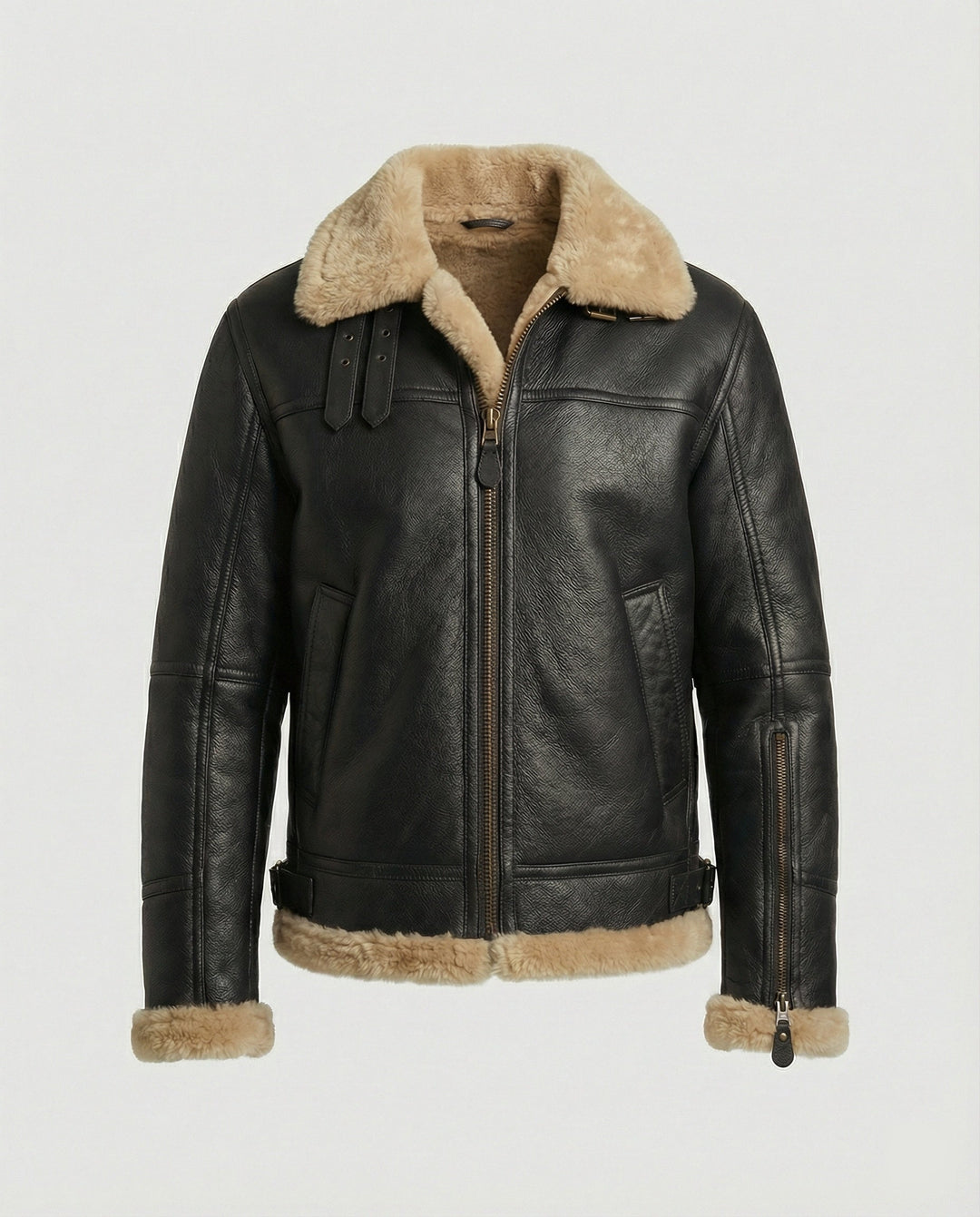 Luxury Sheepskin Pilot Jacket