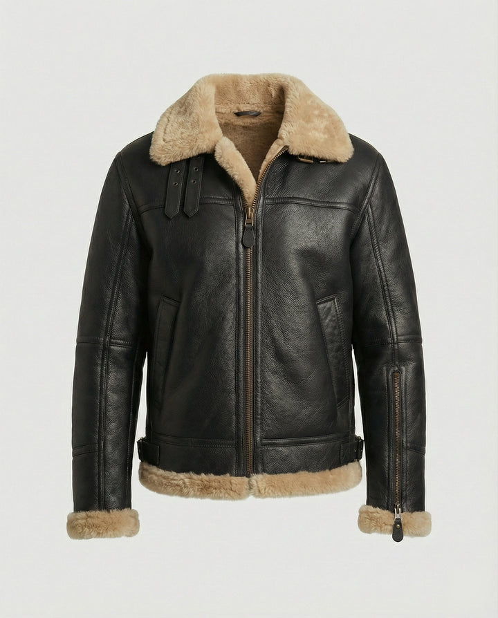 Luxury Sheepskin Pilot Jacket