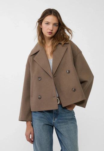Amarae | Modern Cropped Jacket Double Breasted