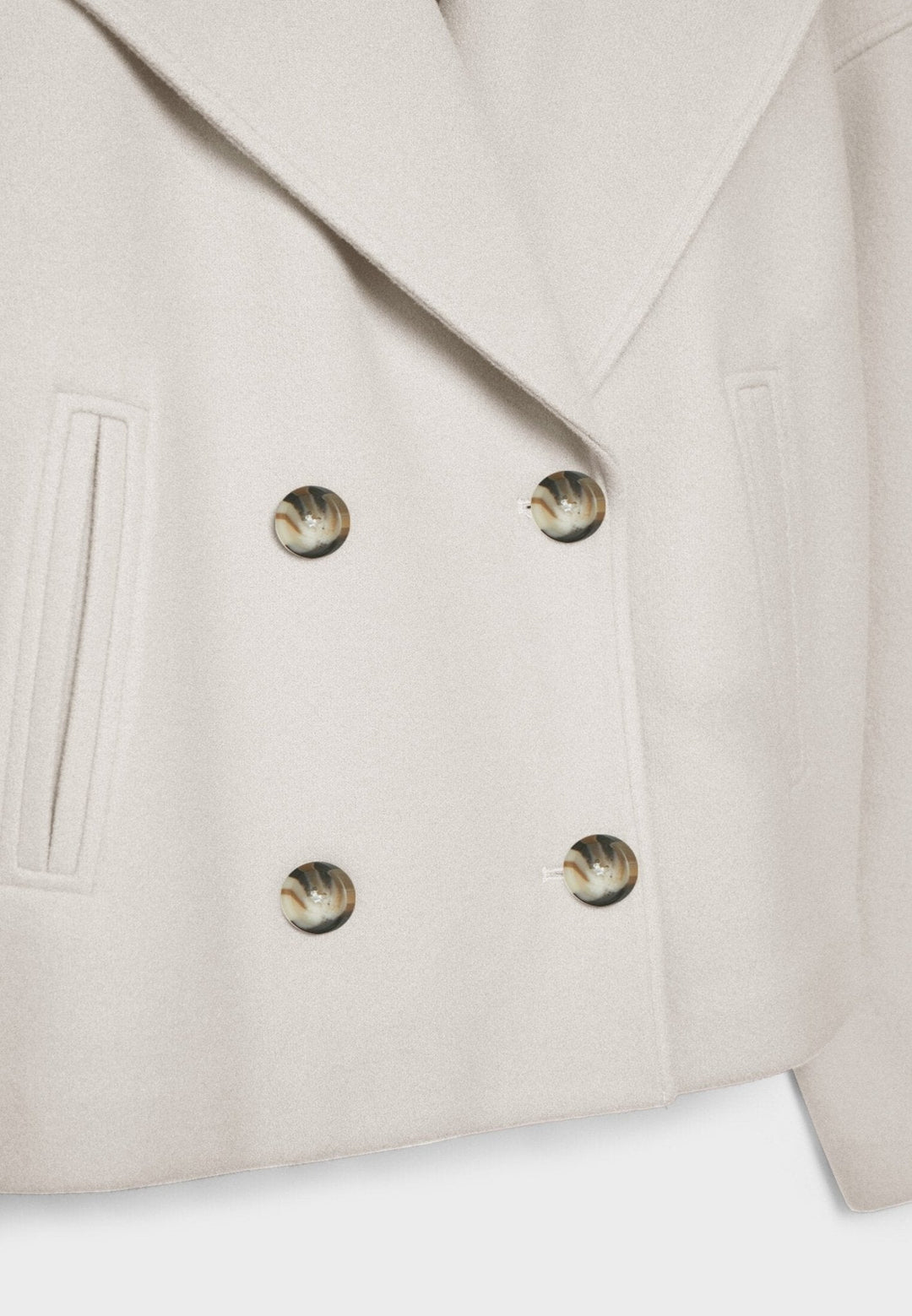 Lune London | Jacket Short Double-Breasted Stylish Outerwear